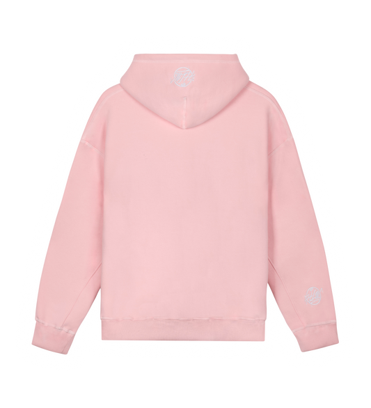 High Levels - Distressed Hoodie - Pink