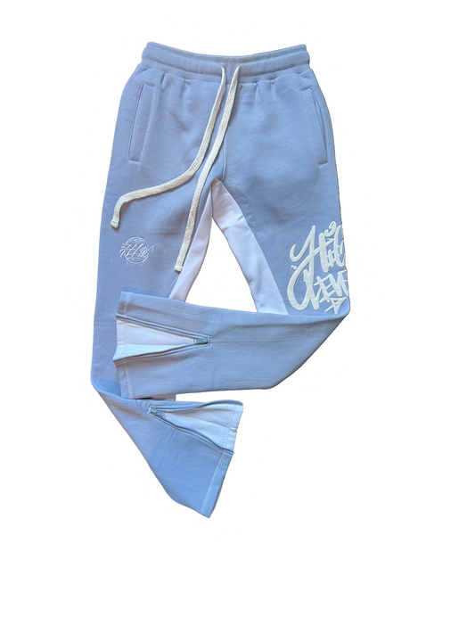 Baby Blue High Levels Original Flared Joggers (Pre-Order)