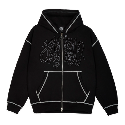 Obsidian Dual-Zip Hoodie