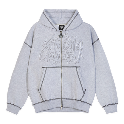 Slate Dual-Zip Hoodie