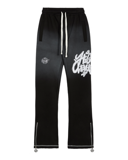 High Levels - Acid Wash Jogger - Black