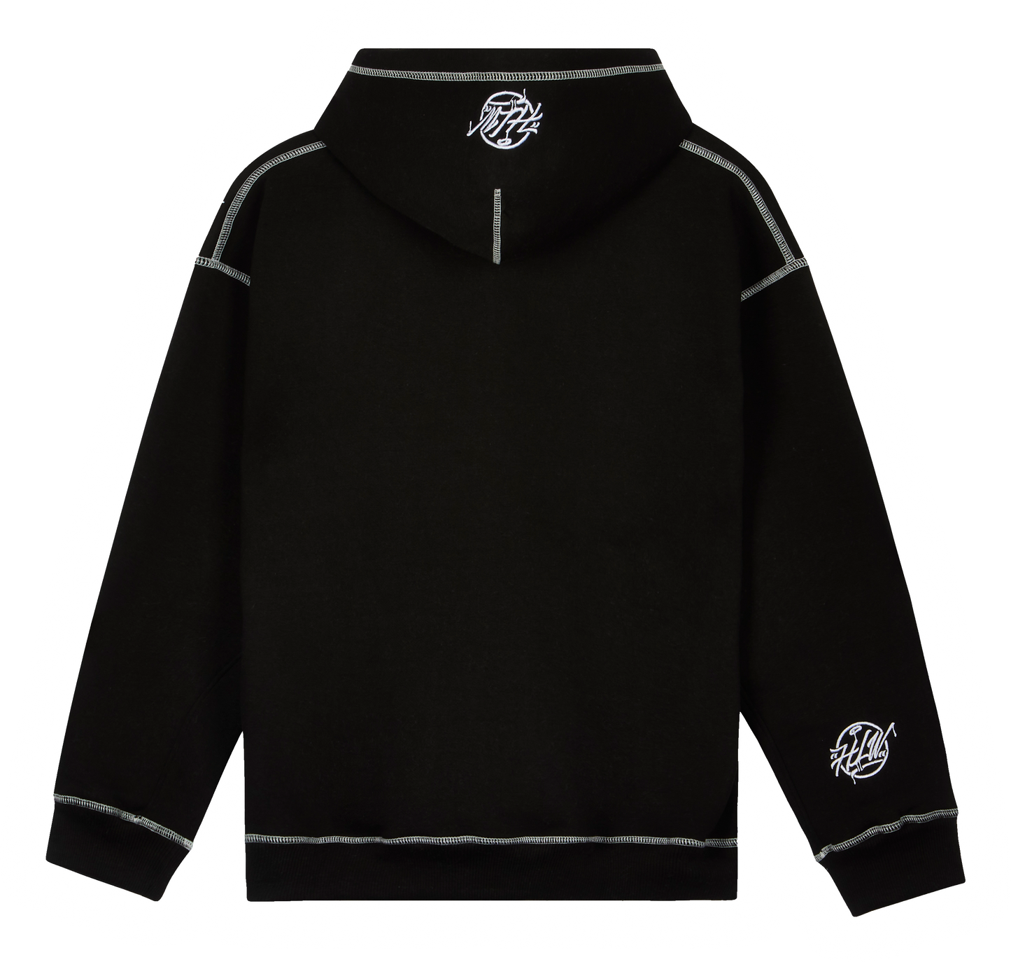 High Levels - Distressed Hoodie - Black