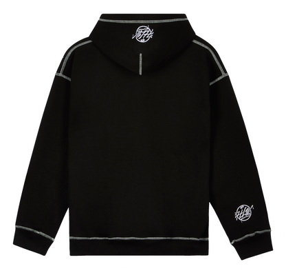 High Levels - Distressed Hoodie - Black