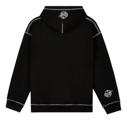 High Levels - Distressed Hoodie - Black