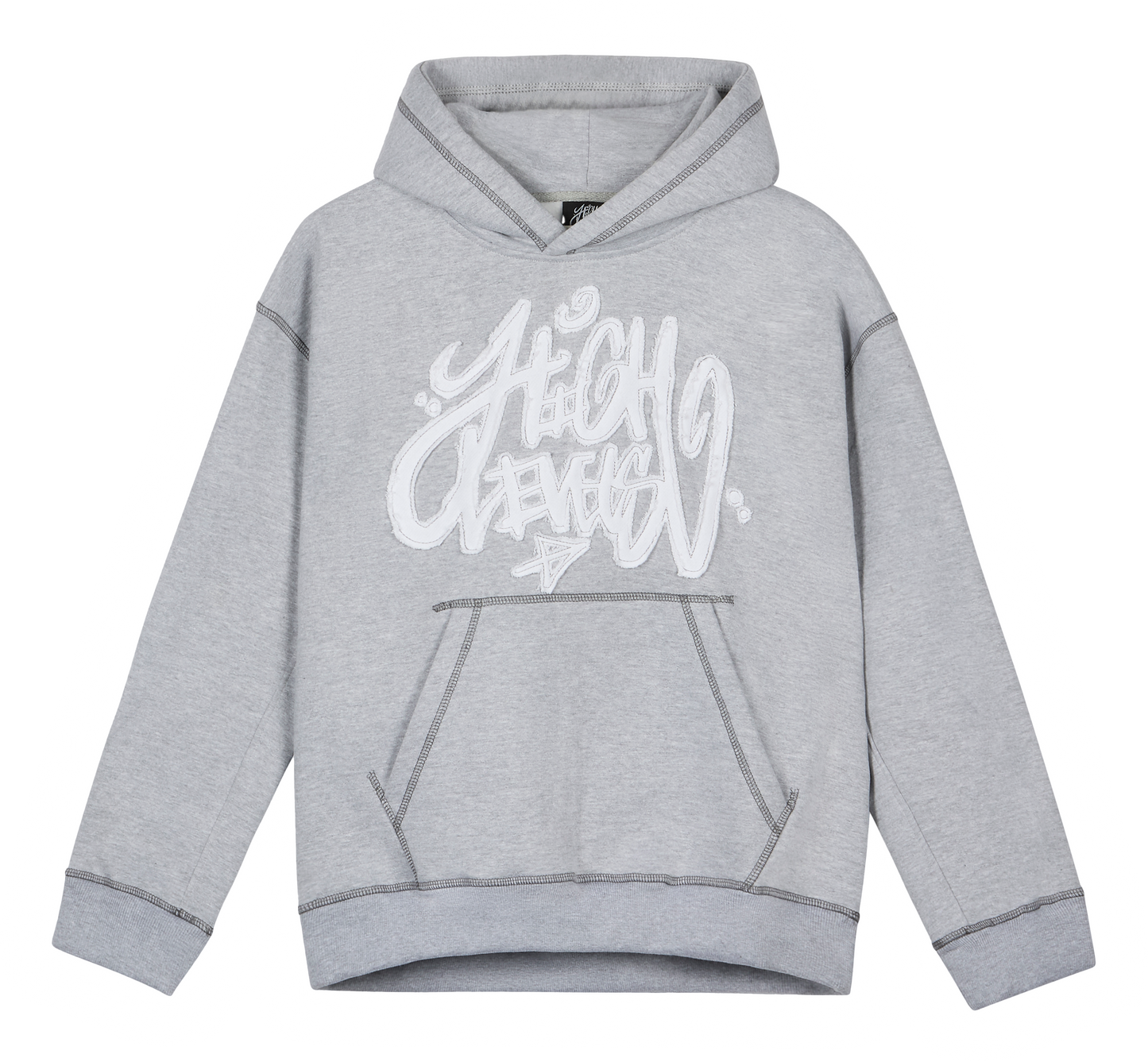 High Levels - Distressed Hoodie - Grey